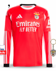 Benfica 2025/26 Long Sleeve Home Jersey