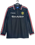 Retro Jersey Manchester United 1998 Goalkeeper Black