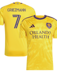 Men's Orlando City SC Antoine Griezmann Yellow 2026 Sunken Treasure Jersey