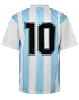Argentina World Cup Finals No 10 Retro Home Shirt 1990