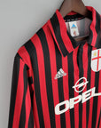 Long Sleeve Jersey Milan 1999/2000 Adidas – Black & Red