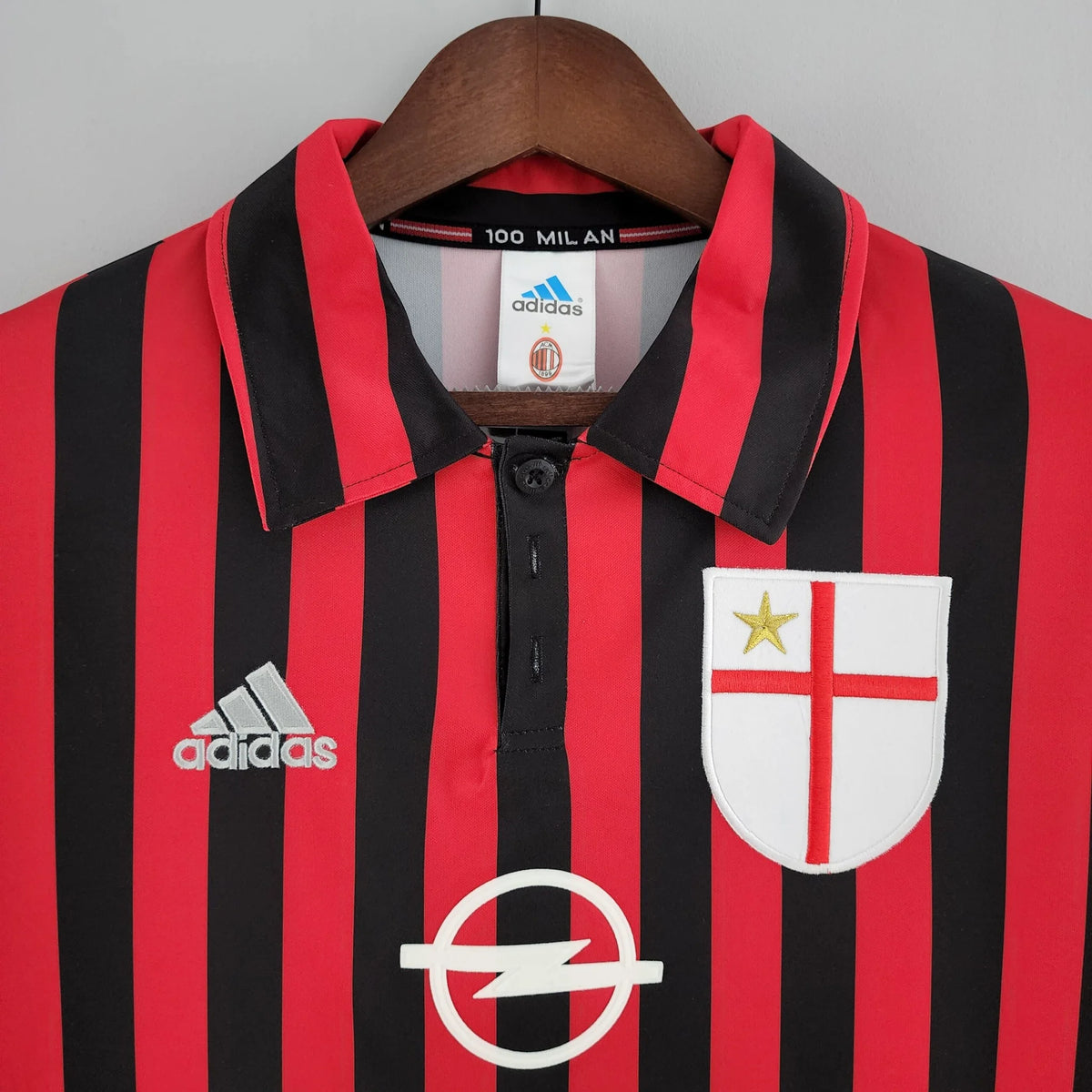 Long Sleeve Jersey Milan 1999/2000 Adidas – Black &amp; Red