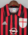 Long Sleeve Jersey Milan 1999/2000 Adidas – Black & Red