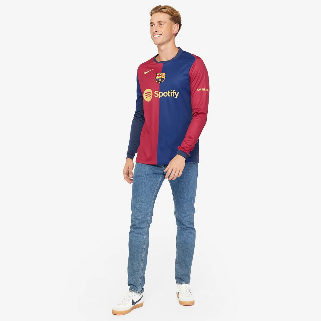 Long Sleeve Jersey Nike FC Barcelona 2024/25 Fan Version