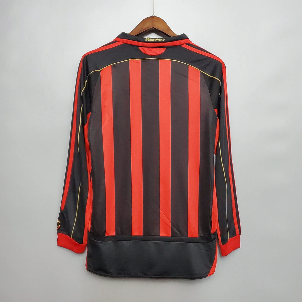 Long Sleeve Jersey Milan 2006/07 Adidas – Black &amp; Red