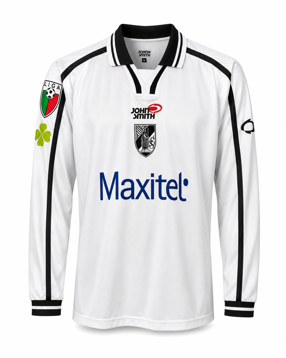 Vitoria SC 2000/01 Home Long Sleeve Retro Football Shirt