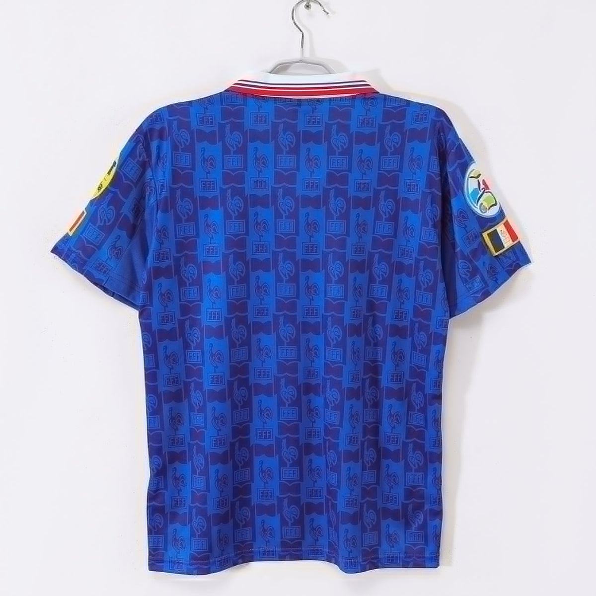 Men's France Retro Vintage 1996 Home Jersey