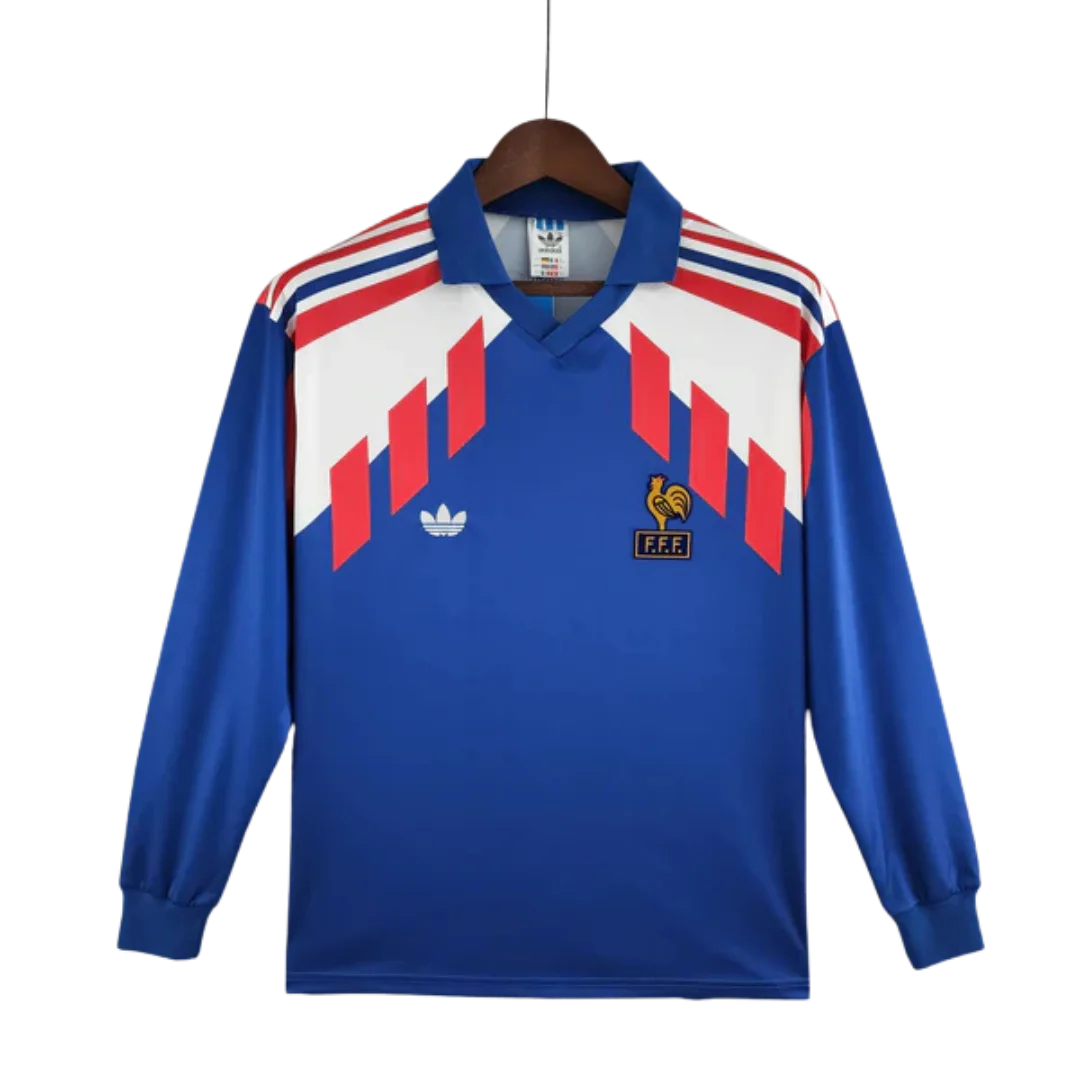 Long Sleeve Jersey France 1988/90 Adidas – Blue