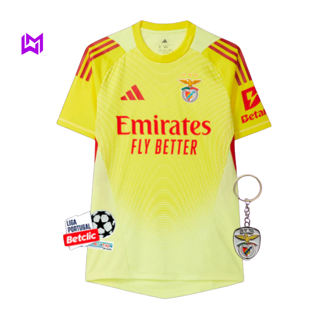 Benfica 2025/26 Yellow Goalkeeper Jersey