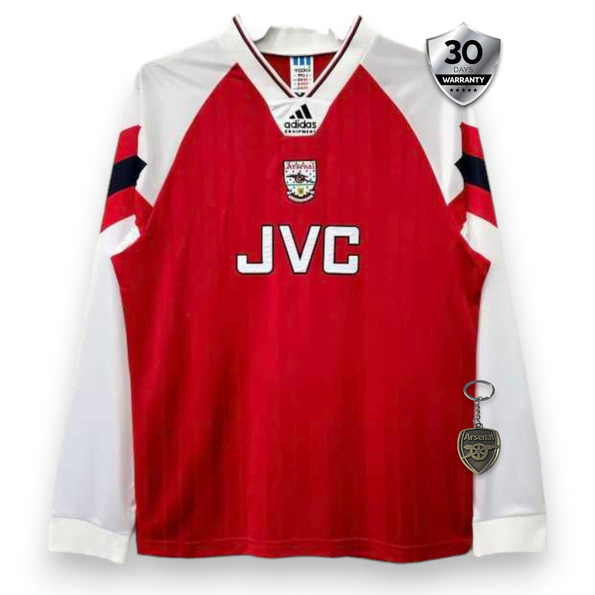 Retro Jersey Arsenal 1992/94 Home Long Sleeve Remake