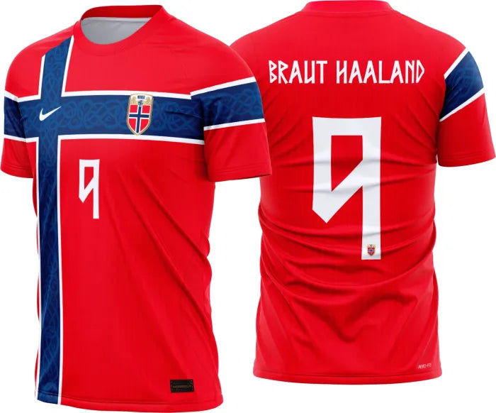Norway World Cup 2026 Home - Fan Version - Haaland 