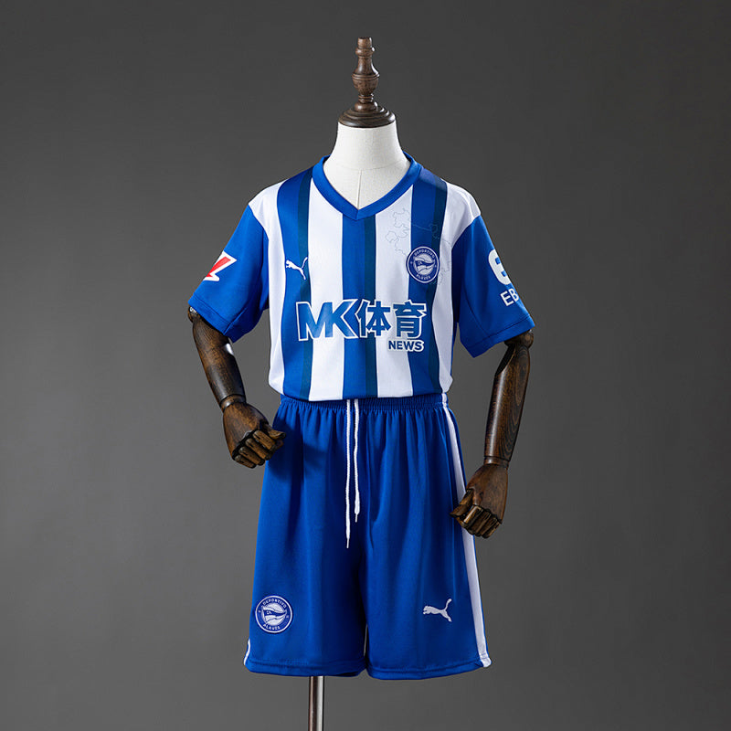Deportivo Alavés 25/26 Kids Home Shirt