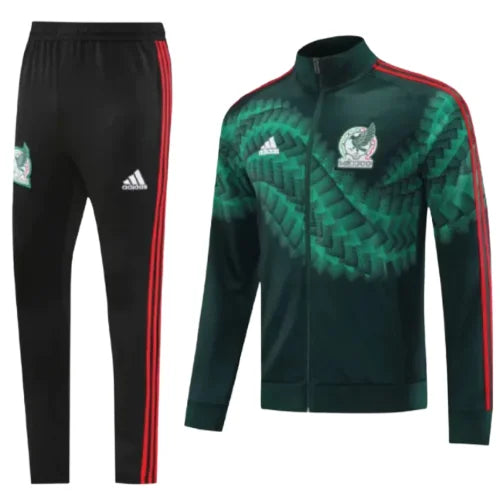 Travel Tracksuit Mexico – Green &amp; Dark Green