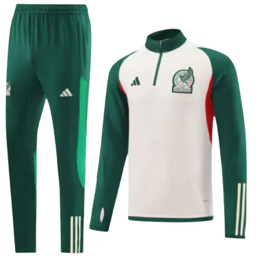 Training Tracksuit Mexico – Beige &amp; Green