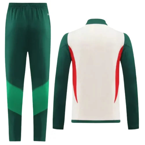 Training Tracksuit Mexico – Beige &amp; Green