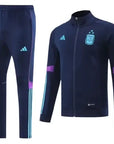 Travel Tracksuit Argentina – Navy Blue