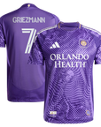 Men's Orlando City SC Antoine Griezmann Purple 2025 Perfect Storm Jersey