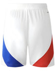 2024-2025 Olympique Lyon Home Shorts (White)