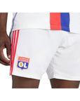 2025-2026 Olympique Lyon Home Shorts (White)